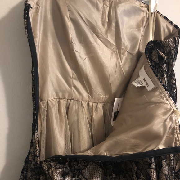 SANS SOUCI NWT lace overlay strapless mini dress - Picture 6 of 8
